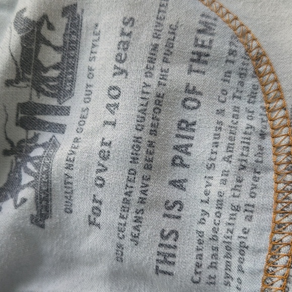 Levis Mens 541  Blue Jeans 37x34 - Picture 5 of 6